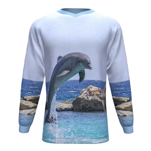 Camiseta de Pesca Personalizada con Estampado Digital de Moda, Impermeable, Transpirable, UPF 50, con Logotipo Frontal, Manga Larga - Product Image 3