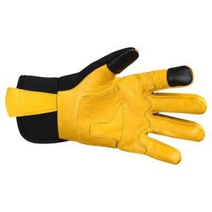 Guantes de trabajo transpirables de piel de oveja con doble palma para uso industrial, con forro de algodón suave y duradero, talla XL para hombre. - Product Image 1