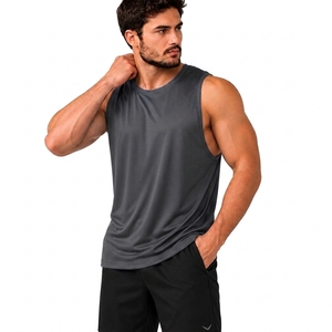 เสื้อกล้ามแห้งเร็วสำหรับผู้ชาย รับผลิตแบบ OEM ODM แบรนด์ส่วนตัว ผู้ผลิตเสื้อผ้าประสิทธิภาพสูง - Product Image 3
