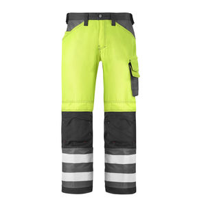 Pantalon de travail haute visibilité respirant et confortable de qualité supérieure en tissu polyester-coton, couleur et logo personnalisables - Product Image 3