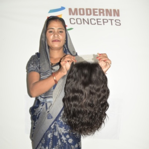 Extensiones de Cabello Humano Remy Indio 100% Natural Ondulado Profundo, Doble Trama a Máquina, con Clip para Pelucas, Venta al por Mayor - Product Image 2