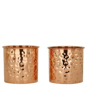 32 oz Versatile Copper Hammered Water Bottle for Ayurveda and Yoga Pure Copper <b>Plastic</b> <b>Drinkware</b> with Health Benefits - Product Image 4