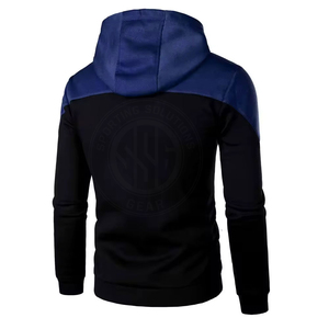 เสื้อฮู้ดซิปเต็มตัวสำหรับผู้ชาย ผ้าฝ้ายเนื้อนุ่ม สวมใส่สบาย ดีไซน์เรียบง่ายแต่ทันสมัย เหมาะสำหรับใส่ในชีวิตประจำวันแบบลำลอง - Product Image 2