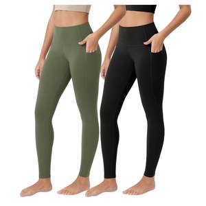 Leggings Deportivos de Cintura Alta para Mujer, Personalizados, para Yoga, Entrenamiento, Fitness, Running, Gimnasio, con Bolsillo para Teléfono - Product Image 3