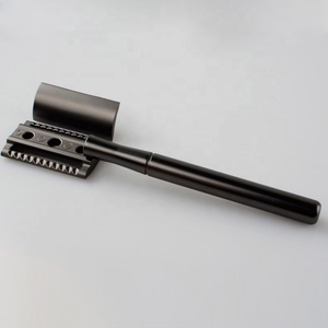 Maquinilla de Afeitar de Seguridad Reutilizable para Hombre, de Acero Inoxidable, de Doble Filo, Manual, para Recortar la Barba y Eliminar el Vello Facial - Product Image 5