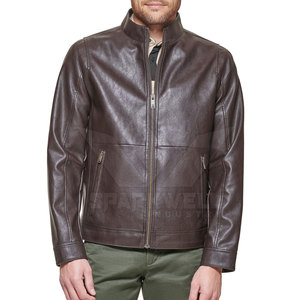 Veste en cuir véritable pour homme, confortable, élégante, séchage rapide, respirante, écologique, pour l'hiver, les voyages, la conduite, la mode urbaine - Product Image 5