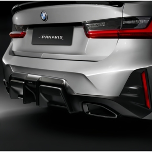 Difusor de Parachoques Trasero PANAVIS en Negro Mate ABS para BMW Serie 3 G20 G28 G21 2023-2026 - Product Image 6