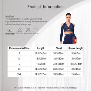 Femmes Jazz Latin Dance Top Crop Top Pour Compétitions Jazz Latin Dance Shows Stage Performances Designer Dance Wear Dancewear - Product Image 6