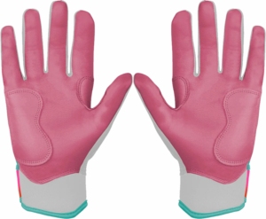Gants de frappe de baseball et de softball Bulkbaer professionnels en cuir avec fermeture auto-agrippante, couleur personnalisée, pour adultes, respirants et durables - Product Image 2