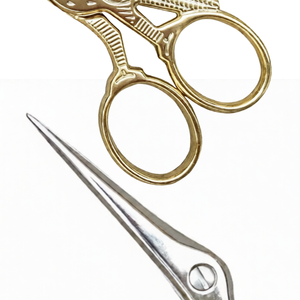 Ciseaux Stork 3,5 pouces en acier inoxydable, ciseaux à cuticules à pointe fine courbée, outil professionnel de soin des ongles - Product Image 5