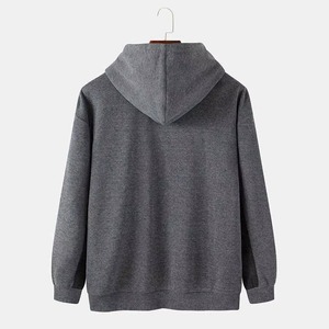 Sudadera con Capucha de Alta Calidad, 100% Algodón, Gruesa, para Invierno, Talla Grande, con Cordón Ajustable, Manga Larga, Bolsillo Canguro, para Hombre, OEM - Product Image 2