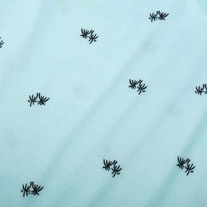 Polo de Hombre, Manga Corta, Tejido de Algodón, Azul Claro, Negro, Estampado de Palmeras, Transpirable, Corte Regular, Logotipo Personalizado, Suministro de Fábrica, Talla L - Product Image 6