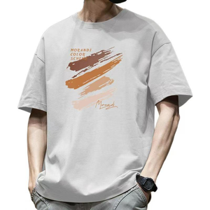 เสื้อยืดแขนสั้นวินเทจผู้ชาย พิมพ์ลายเสือดาวดิจิทัล ผ้าฝ้าย 100% คอกลม ทรงปกติ น้ำหนัก 220 กรัม ระบายอากาศได้ดี - Product Image 5