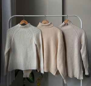 เสื้อคาร์ดิแกนถักไหมพรมคอกลมสำหรับผู้หญิง พร้อมดีเทลผ้าลูกไม้ถักมือระบายอากาศได้ดี - Product Image 4