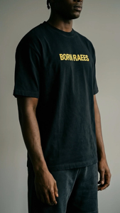 T-shirt graphique surdimensionné personnalisé en coton épais, style streetwear, effet délavé vintage, coupe ample unisexe, imprimé, vêtements OEM - Product Image 2
