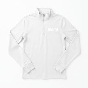 Custom <b>Women's</b> <b>Half</b> <b>Zip</b> Mock Neck Solid White Color <b>Sweatshirt</b> Regular Fit Premium Casual Wear Manufacturer - Product Image 5