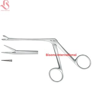 คีมตัดจมูกแบบ Blakesley ของ BISONS Wholesale สำหรับศัลยกรรมหู คอ จมูก ทำจากเหล็กกล้าไร้สนิม ใช้ซ้ำได้ ได้รับการรับรองมาตรฐาน CE - Product Image 1