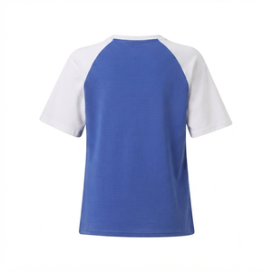Camiseta griega personalizada de chenilla azul y blanca, manga corta raglán, para fraternidad y hermandad, ropa griega, camisetas de la vida griega - Product Image 4