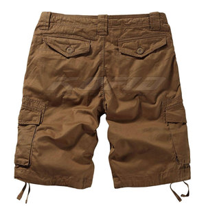 Pantalones cortos cargo para senderismo y uso casual al aire libre, pantalones cortos cargo de moda para hombre, tela de algodón con cierre de cremallera y diseño de bolsillos para el verano - Product Image 2