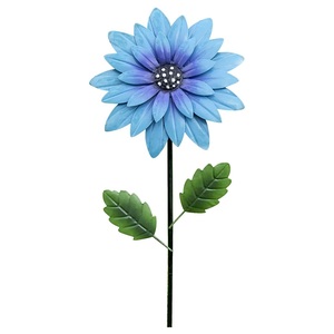 Estacas de Soporte para Jardín de Metal con Acabado Antiguo, Diseño de Flores y Hojas Estilizadas, Tamaño y Forma Personalizables, de Alta Venta - Product Image 2