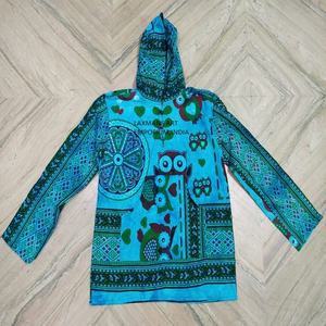 Nueva moda de verano algodón impreso multicolor chaquetas Unisex Vintage sudaderas con capucha proveedor al por mayor de La India - Product Image 4