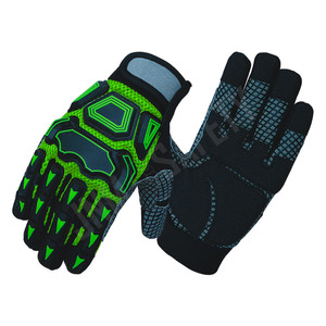 Gants de travail mécaniciens haute performance, anti-vibrations, imperméables, résistants aux chocs et aux coupures, en cuir synthétique - Product Image 4