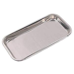 2 Bandejas Quirúrgicas Médicas de Acero Inoxidable 201, Organizador de Instrumentos Dentales, Caja Metálica Esterilizada en Venta - Product Image 1