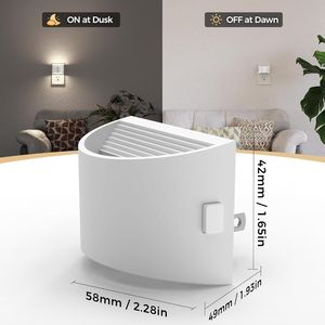 2 Pack LED Night <b>Light</b> with Dusk Dawn Sensor <b>Plug</b> Wall 3 Level Brightness Adjustable <b>Plug</b>-<b>In</b> Night <b>Light</b> - Product Image 2