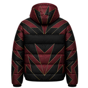Chaqueta Acolchada con Capucha Personalizada para Hombre, Material de Poliéster/Nailon de Alta Calidad, Resistente al Viento y al Agua - Product Image 2