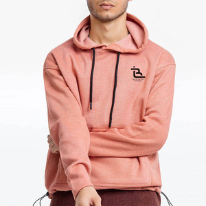 Sweat à capuche uni tendance pour homme, tissu en coton premium, manches longues, vêtements à capuche décontractés, style streetwear, design personnalisé, approvisionnement en gros - Product Image 2