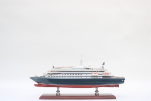 SEADREAM I - Maqueta de Velero de Madera Hecha a Mano, Personalizada, Antigua, Coleccionable, con Temática Oceánica, Pieza de Arte Independiente para Mesa, Vietnam - Product Image 3