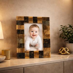 Marco de Fotos Grande de Madera Rústica con Textura Natural para Diseño de Interiores de Estilo Rústico - Product Image 4