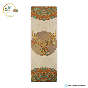 Fabricant de tapis de méditation en jute du Bangladesh – Tapis de yoga artisanal durable pour la méditation, le yoga et le bien-être - Product Image 2