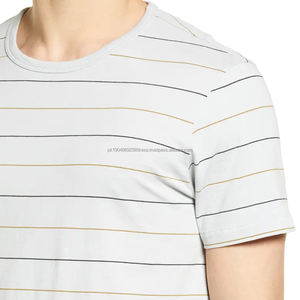 Camiseta de Hombre 100% Algodón, Impresión de Logotipo Personalizado, Transpirable y Ajustable, Talla Grande, Mejor Precio con Tejido de Punto de Poliéster - Product Image 4