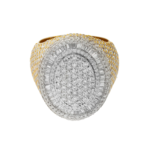 <b>Men</b> & Women’s Round Moissanite Hip Hop <b>Ring</b> 925 Sterling <b>Silver</b> Luxury Iced Band GRA Certified - Product Image 1