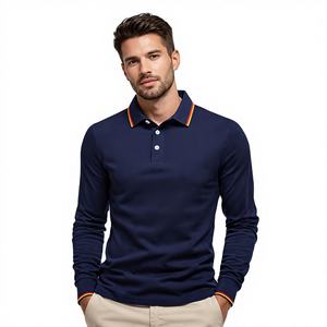 Chemise Homme Grande Taille à Manches Longues Col Rayé Élégante Décontractée Chic Écologique Respirante 100% Coton Confortable Tendance - Product Image 1