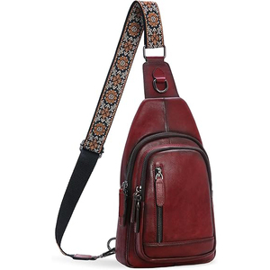 Sac bandoulière en cuir imperméable convertible avec chaîne détachable, sac à main polyvalent pour le camping et le tir, jour et nuit - Product Image 1