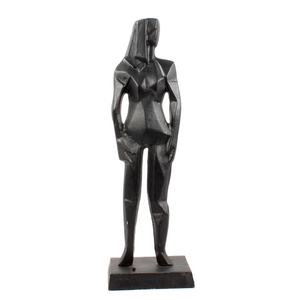 Nouvelle arrivée fonte petite statue en aluminium avec finition patine verte Statue décorative pour la maison à vendre - Product Image 3