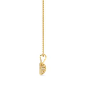 Collar de Oro Amarillo de 18K con Diamante Cultivado en Laboratorio de 1.15 CTW, Corte Lozenge, Joyería Fina, Regalo Elegante - Product Image 6