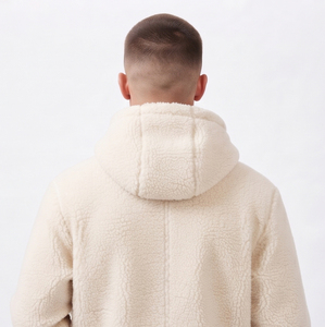 Men's Hooded <b>Fleece</b> <b>Jacket</b> With Embroidered <b>Thick</b> Sherpa Lining Winter Hoodie Winter Wear Heavyweight Polar <b>Fleece</b> <b>Jackets</b> Mens - Product Image 5