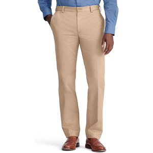 Pantalon chino en twill de coton blanc uni de haute qualité pour homme, coupe droite, respirant, durable, décontracté, vente en gros - Product Image 5