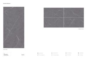 กระเบื้องพอร์ซเลนแกะสลักลายร่วมสมัย ขนาด 600x1200 มม. กระเบื้องแผ่นใหญ่คุณภาพพรีเมียม สำหรับใช้ตกแต่งภายในบ้านและอาคารพาณิชย์ระดับไฮเอนด์ - Product Image 3