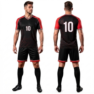 Custom Made Soccer Wear Slim Fit Uniforms Sublimation Printing on Plain Blank Material polyester <b>Name</b> Printing Style for Adults - Product Image 6