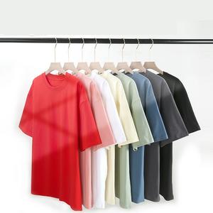 Camiseta de Manga Corta Oversize para Hombre, Marca de Moda Americana, 100% Algodón Canvas, 240 Gramos, Estampado Intenso, Verano - Product Image 1