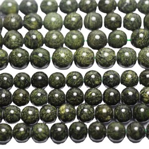 Perles rondes lisses en serpentine russe naturelle en gros, 6 mm, 8 mm, 10 mm, pour la fabrication de bijoux - Product Image 4