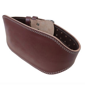 Ceinture de musculation en cuir de vachette à prix de gros, réglable, avec soutien dorsal, antidérapante, respirante, robuste, pour une protection sportive avancée - Product Image 4