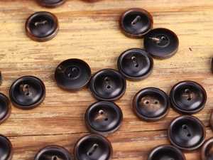 Buffalo Horn Handmade Rustic Round <b>Toggle</b> <b>Buttons</b> Horn Circle Shape Polished Antique Imitation Buffalo Horn - Product Image 4