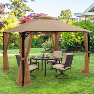 Telo di Ricambio per Gazebo 10 x 12 Piedi con Fori di Ventilazione e Drenaggio - Product Image 2