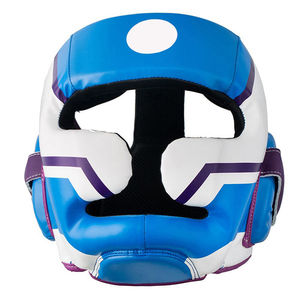 Protectores de Cabeza para Boxeo al Por Mayor, Protección Facial Completa, Protectores de Cabeza Personalizados, Casco de Boxeo de Cuero Granulado de Color Liso - Product Image 1
