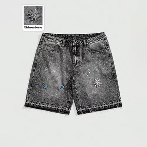 Wholesale Men's <b>Denim</b> Shorts Custom Made OEM High Quality <b>Material</b> with Custom Colors Size and Logo Breathable <b>Denim</b> Short - Product Image 3